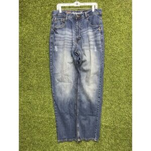 Vintage Akademiks Jeans Mens 36x34 Baggy Skater Grunge Punk y2k 90s RN 0100964